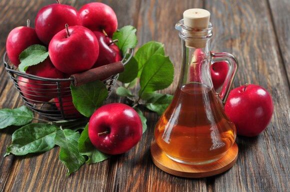 Apple cider vinegar is good for relieving arthritis pain in an inflamed knee joint. 