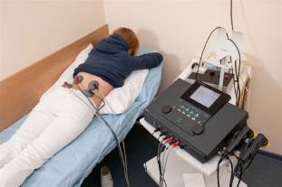 Electrophoresis prescribed to patients for the treatment of back pain and inflammation